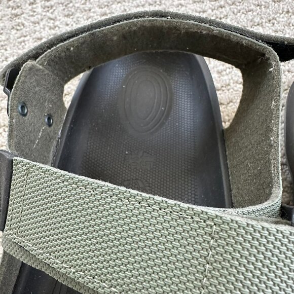 Birkenstock Tatacoa Birko-Flor Sandals Futura Khaki Size 12-12.5US / 45EU D - Picture 3 of 10